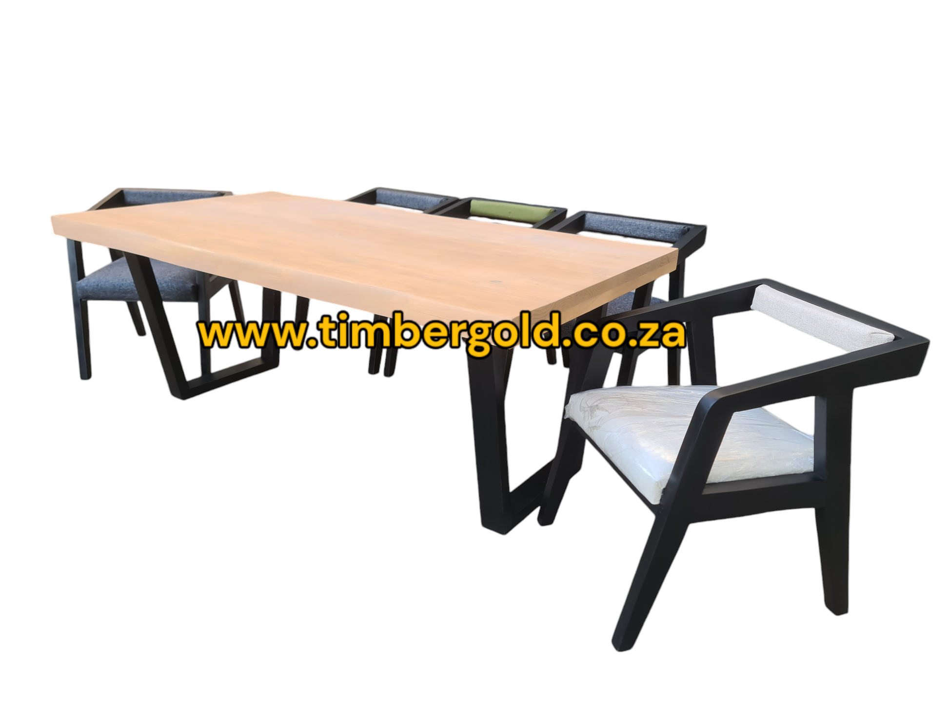 Cream washed solid wooden pine table