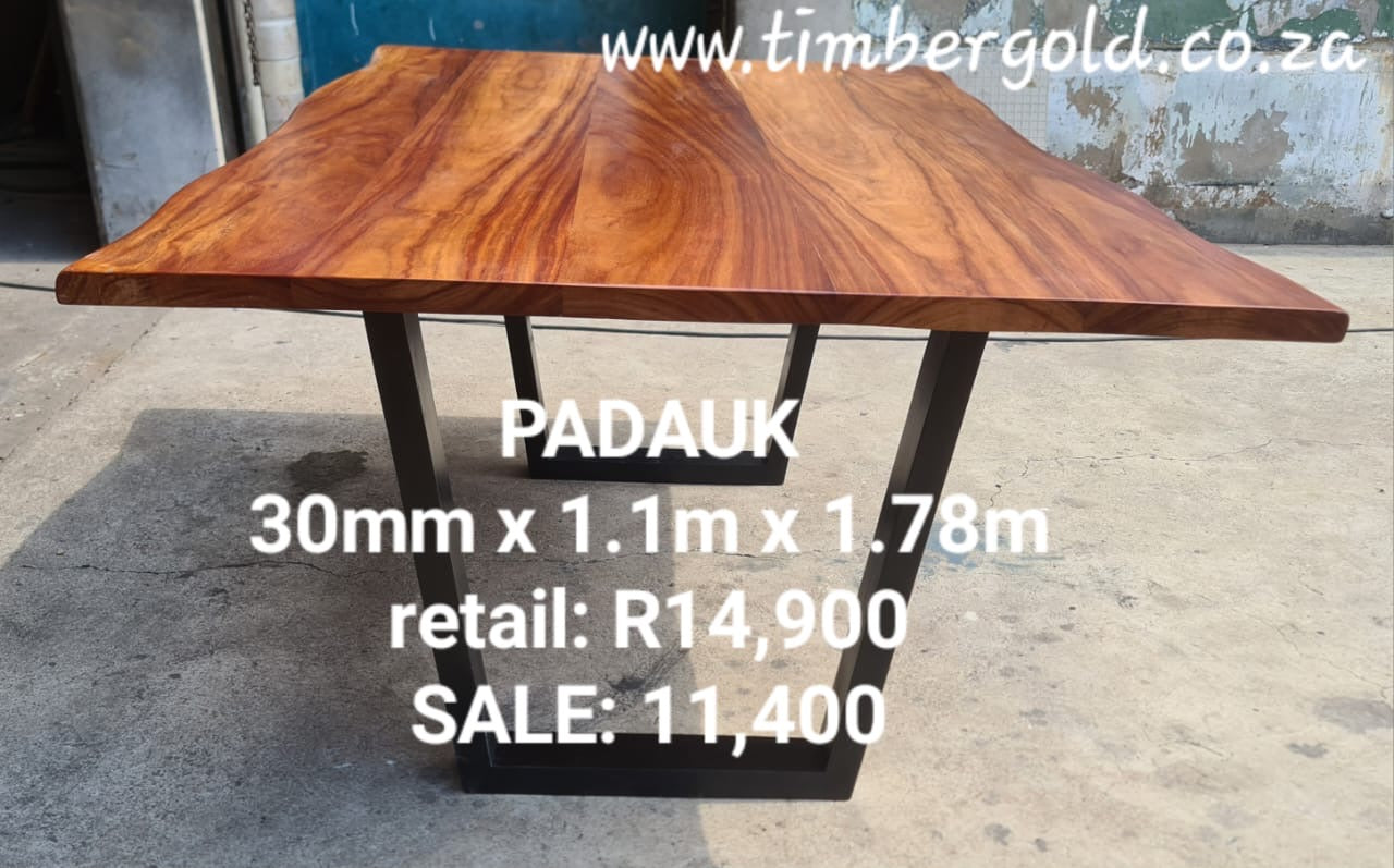 Padauk dining table