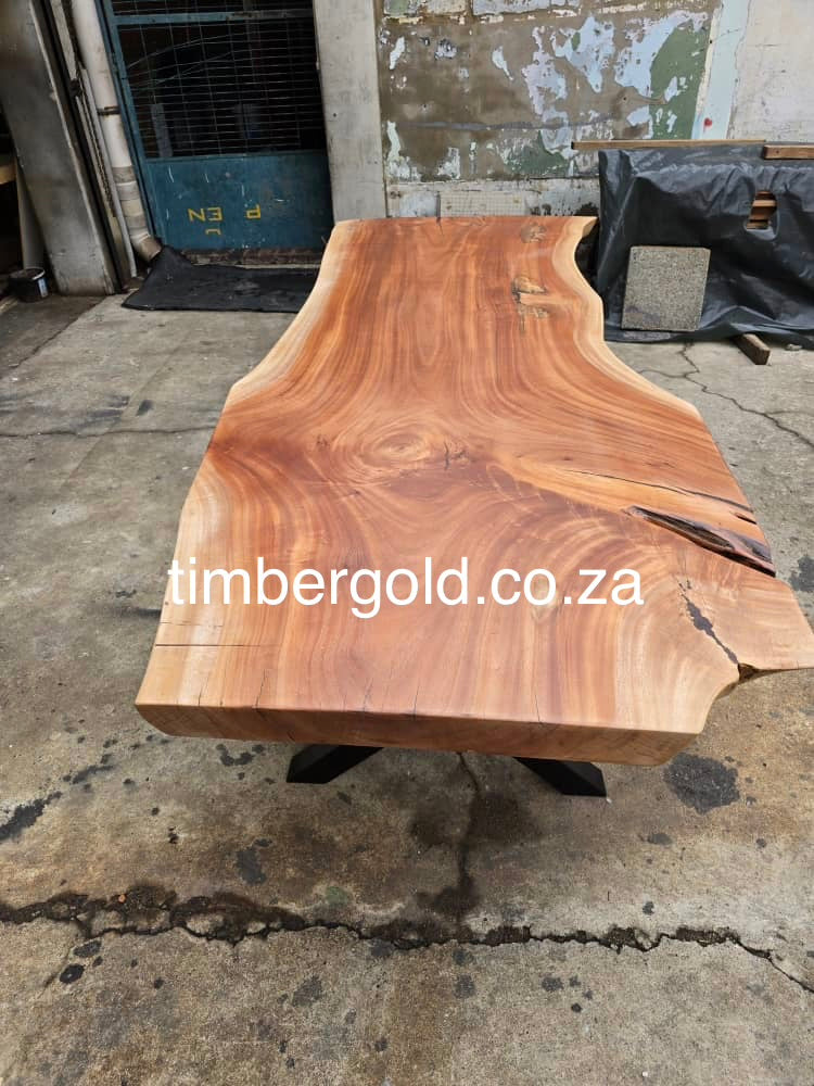 Live edge Mahogany one piece slab