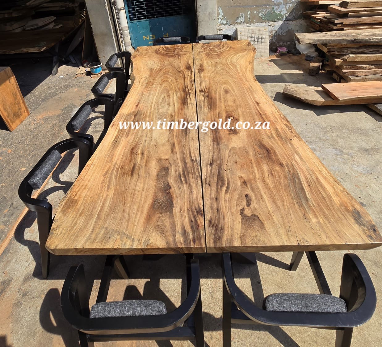 Live edge African Wild Oak.