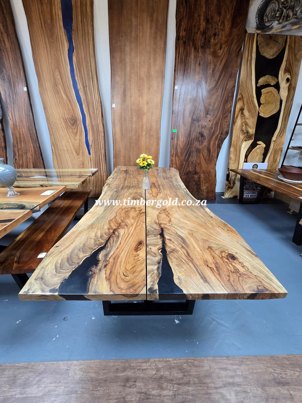 Live edge African Wild Oak.