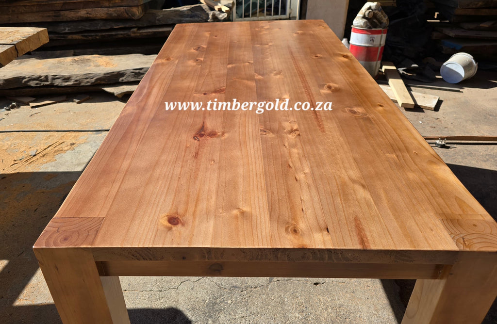 Solid wood pine finished in walnut/ mahigany