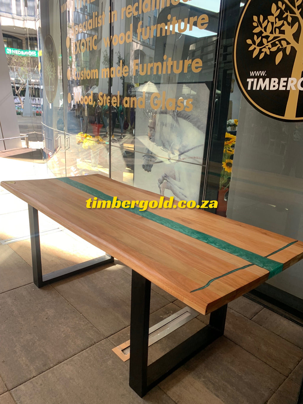 Plantation Hardwood and epoxy resin