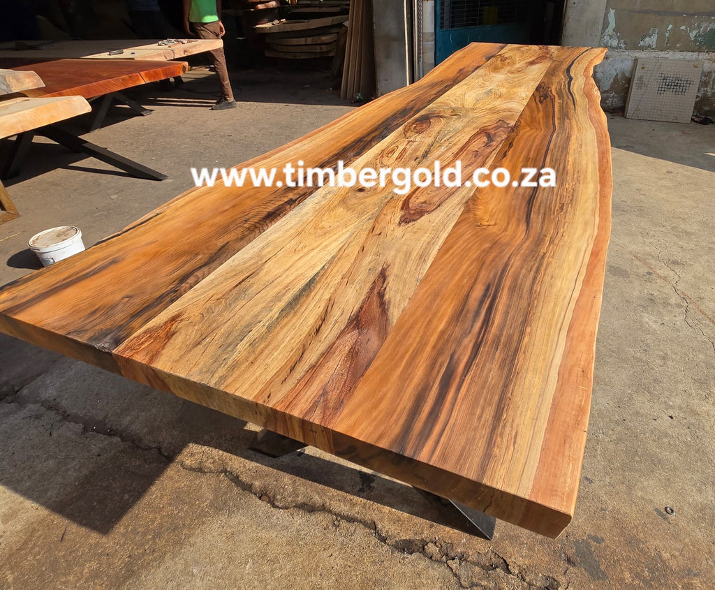 Live edge Wild teak.