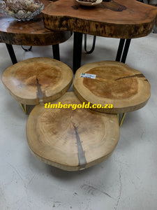 Exotic wood coffee tables