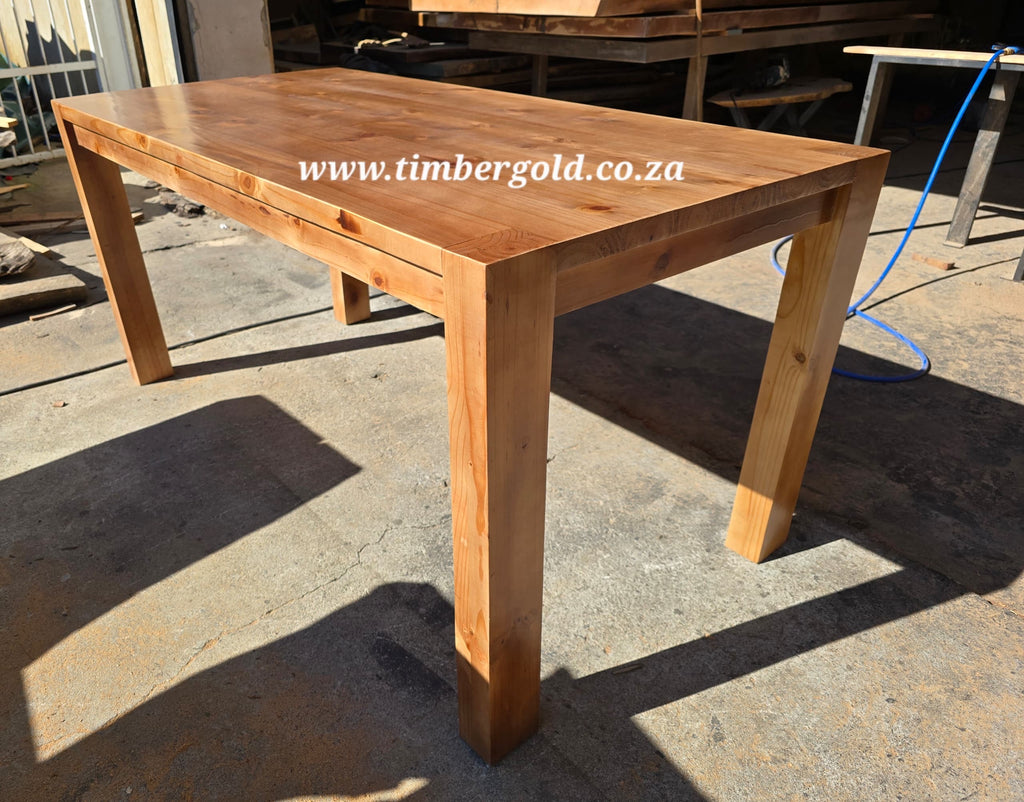 Solid wood pine finished in walnut/ mahigany