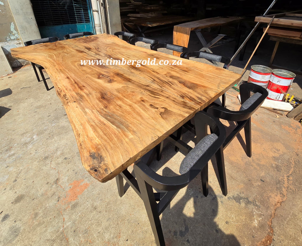 Live edge African Wild Oak.