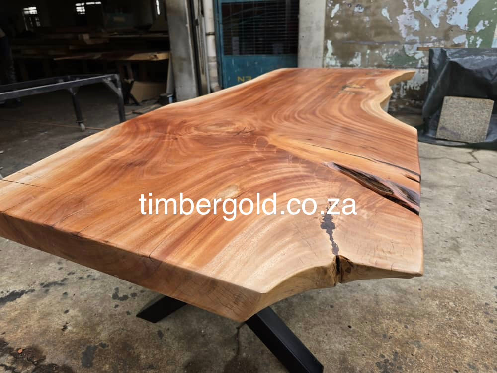 Live edge Mahogany one piece slab