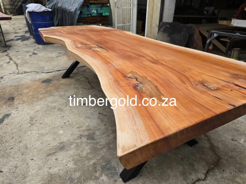 Live edge Mahogany one piece slab