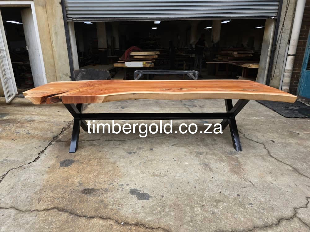 Live edge Mahogany one piece slab
