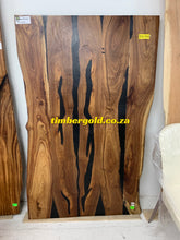 Load image into Gallery viewer, Olive rosewood with black epoxy resin
