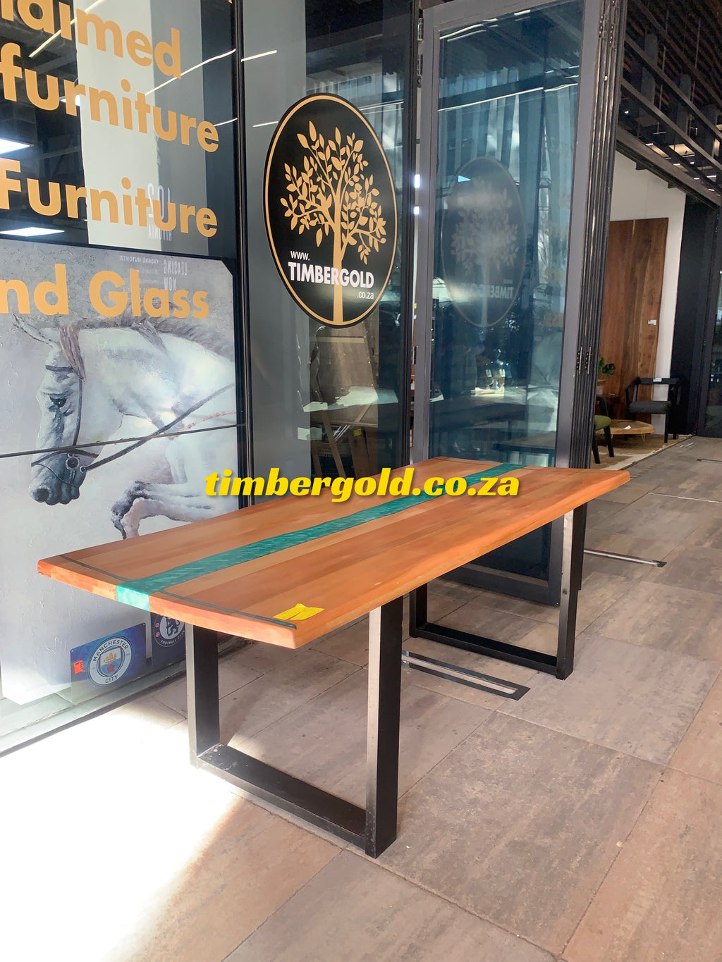 Plantation Hardwood and epoxy resin