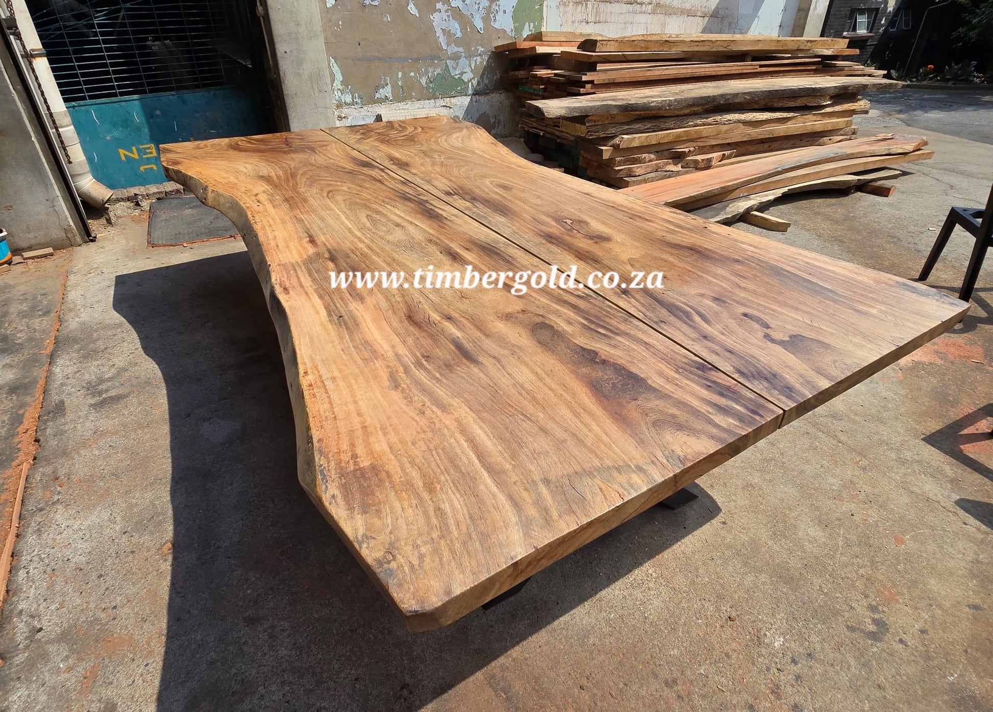 Live edge African Wild Oak.