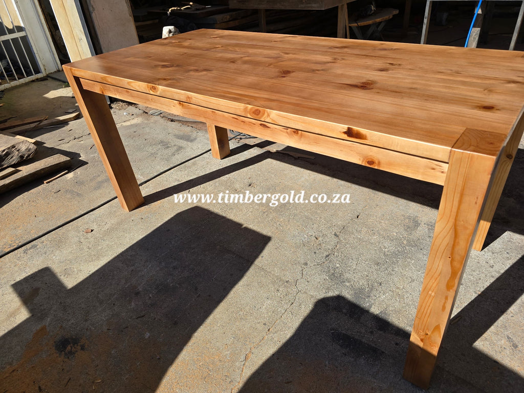 Solid wood pine finished in walnut/ mahigany