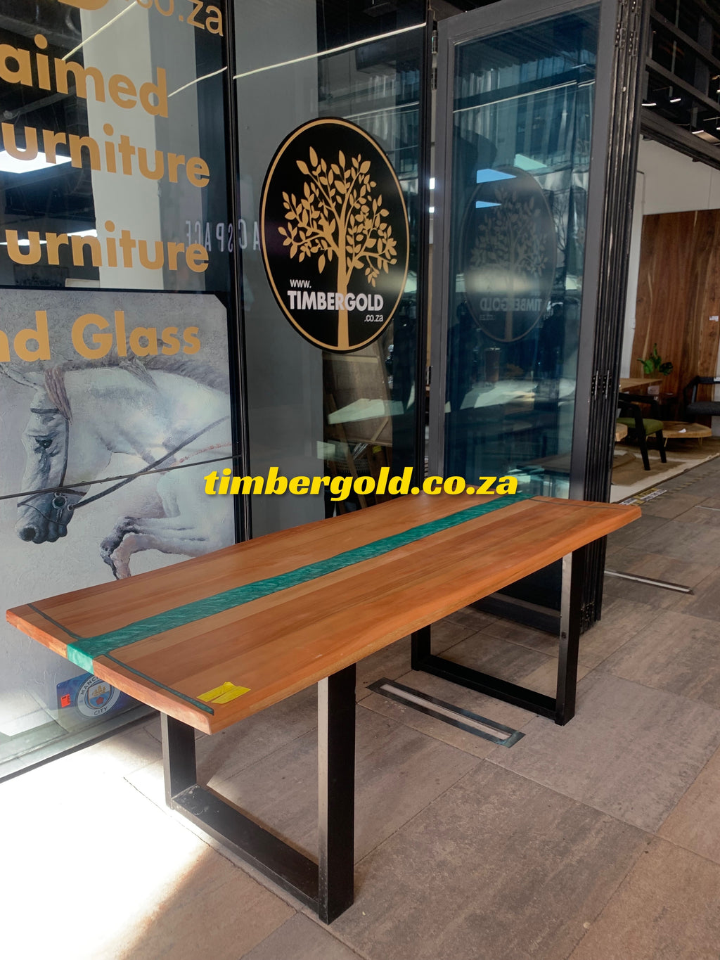 Plantation Hardwood and epoxy resin