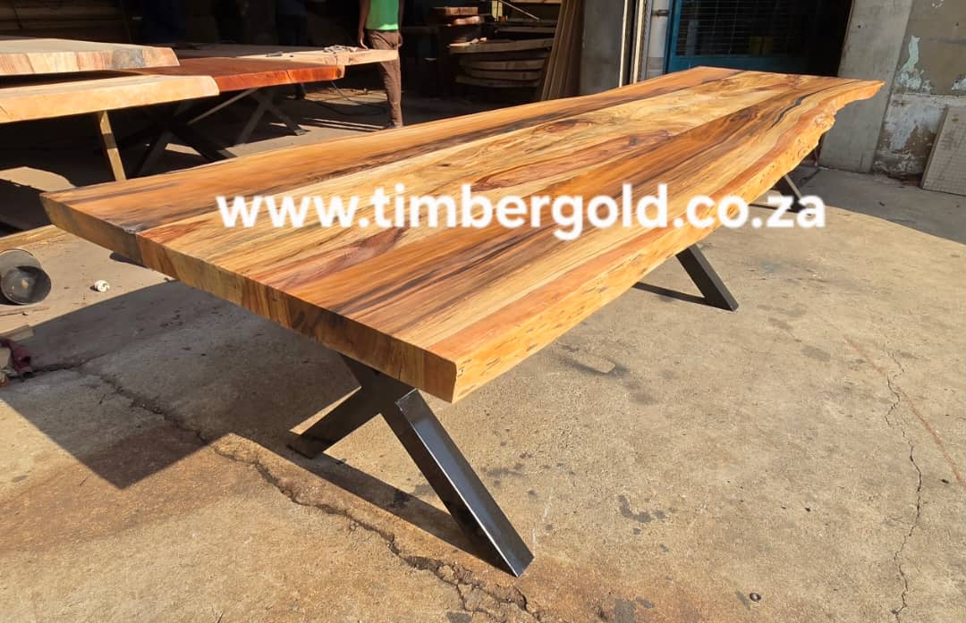 Live edge Wild teak.