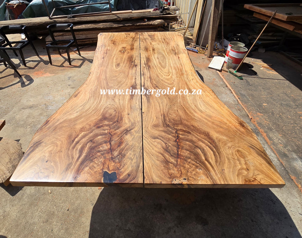 Live edge African Wild Oak.