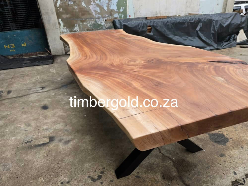 Live edge Mahogany one piece slab
