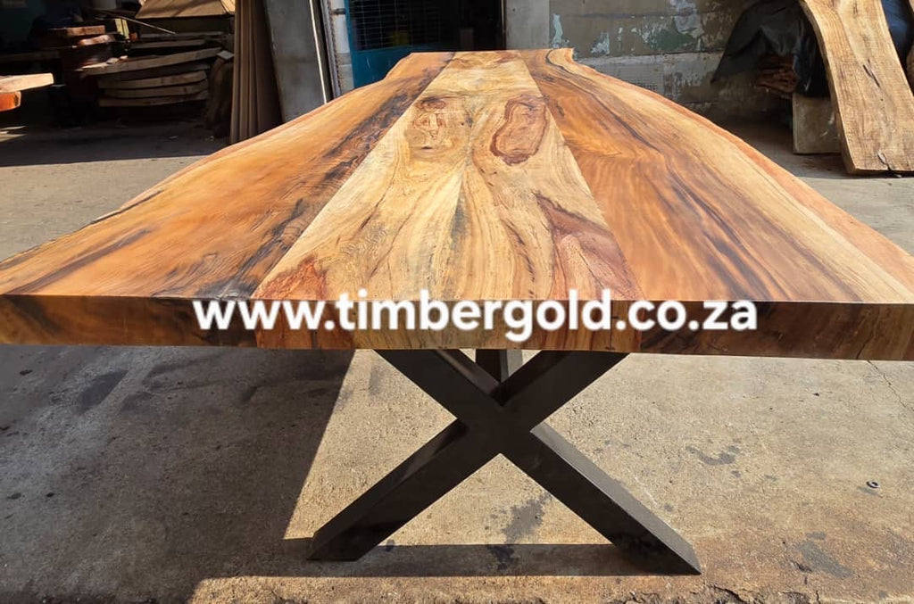 Live edge Wild teak.