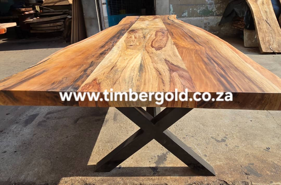 Live edge Wild teak.
