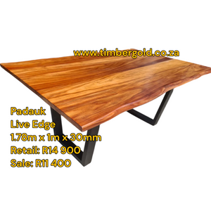 Padauk dining table