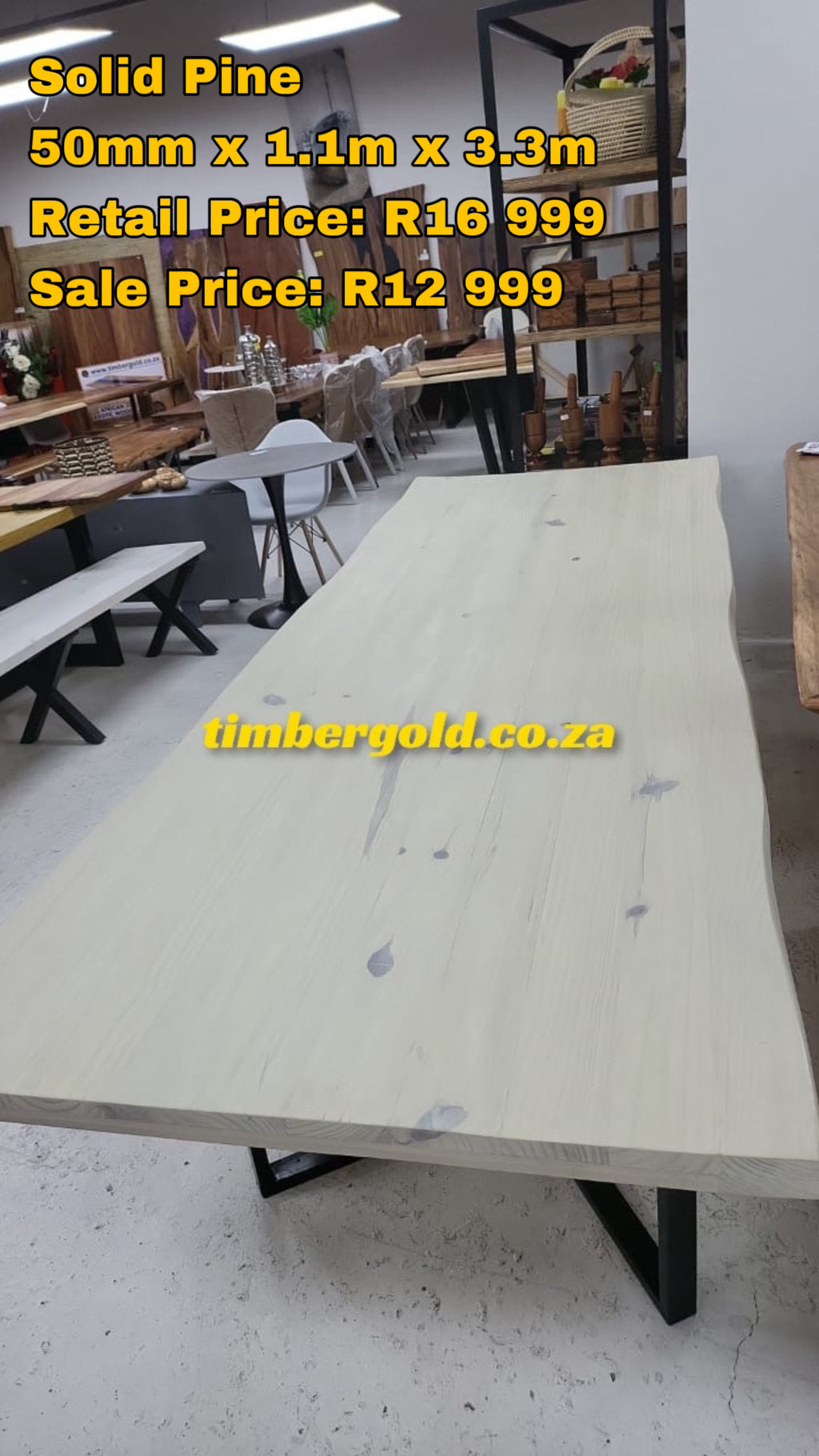 Solid Pine table