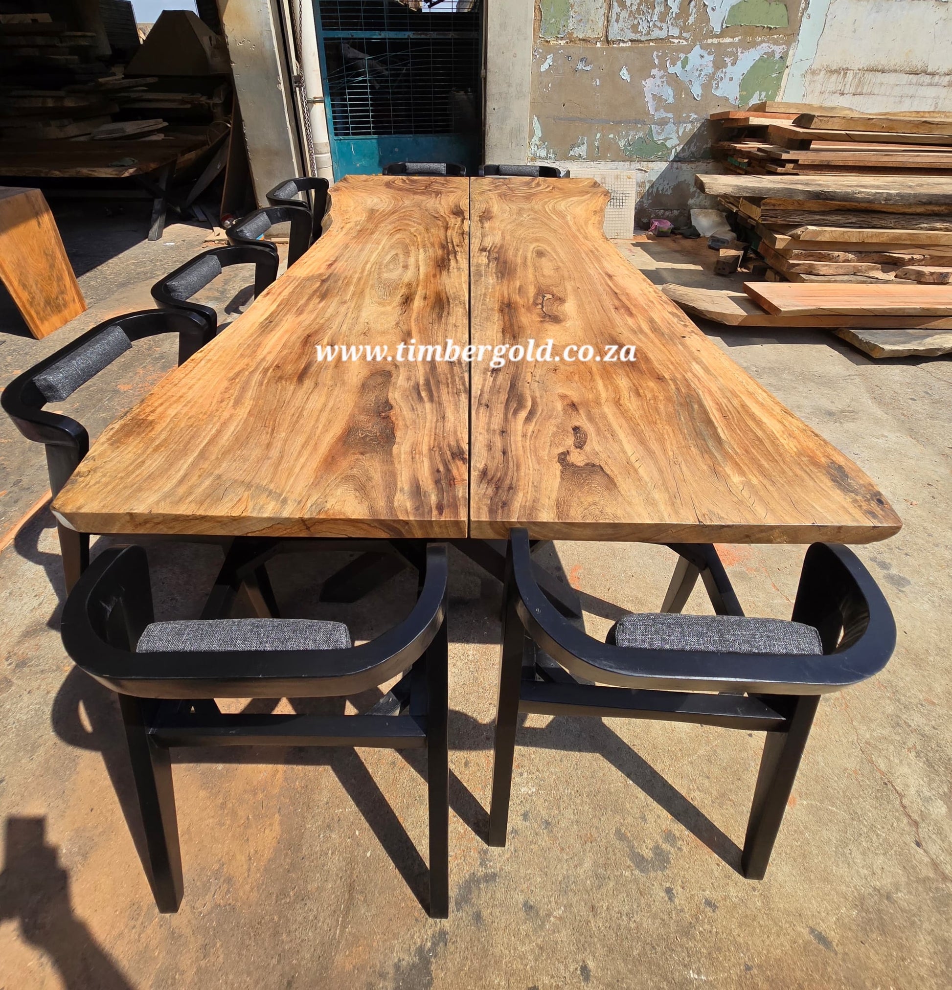 Live edge African Wild Oak.