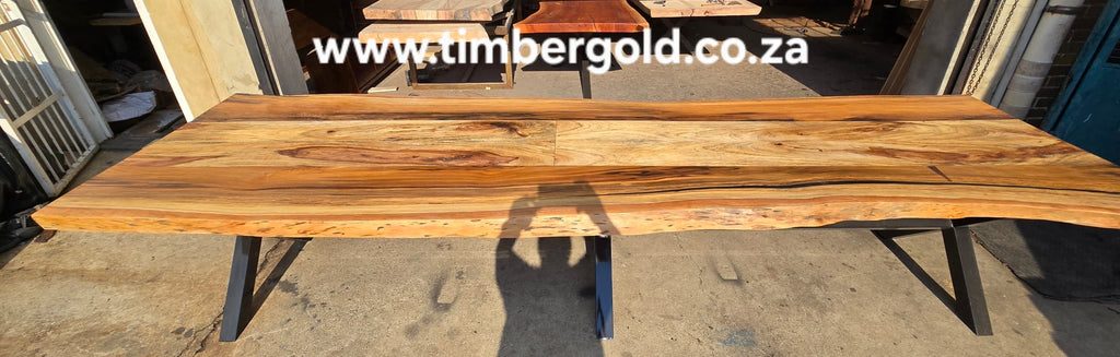 Live edge Wild teak.