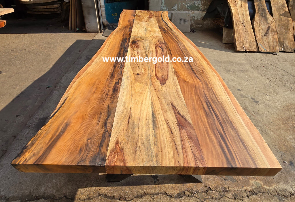 Live edge Wild teak.