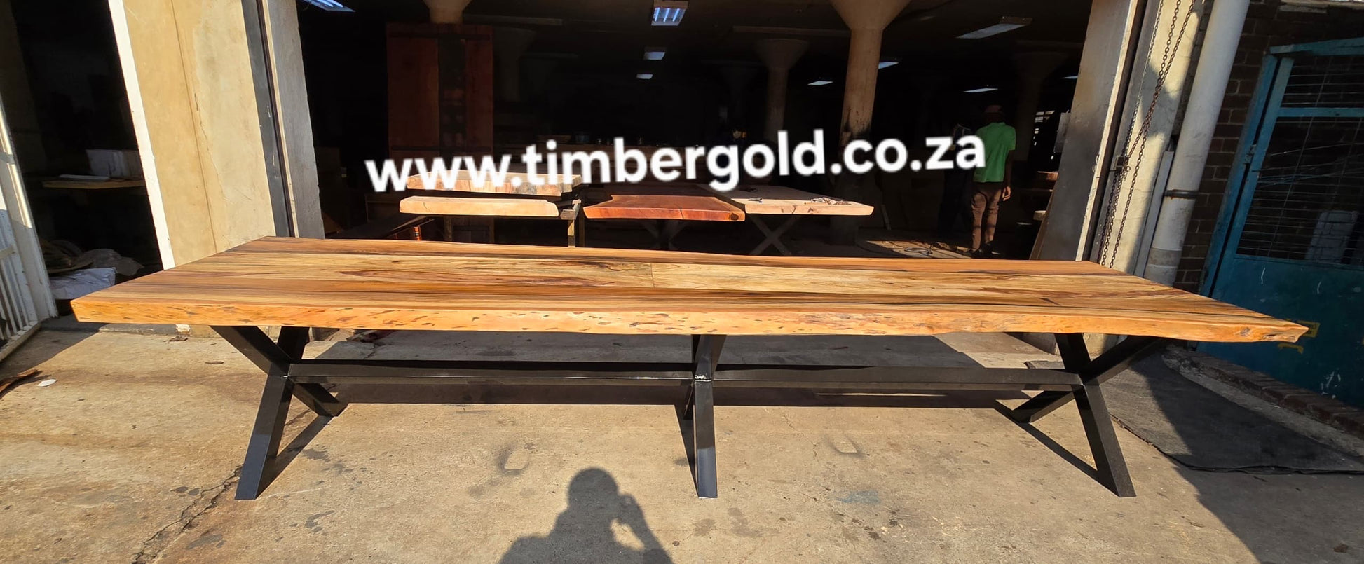 Live edge Wild teak.