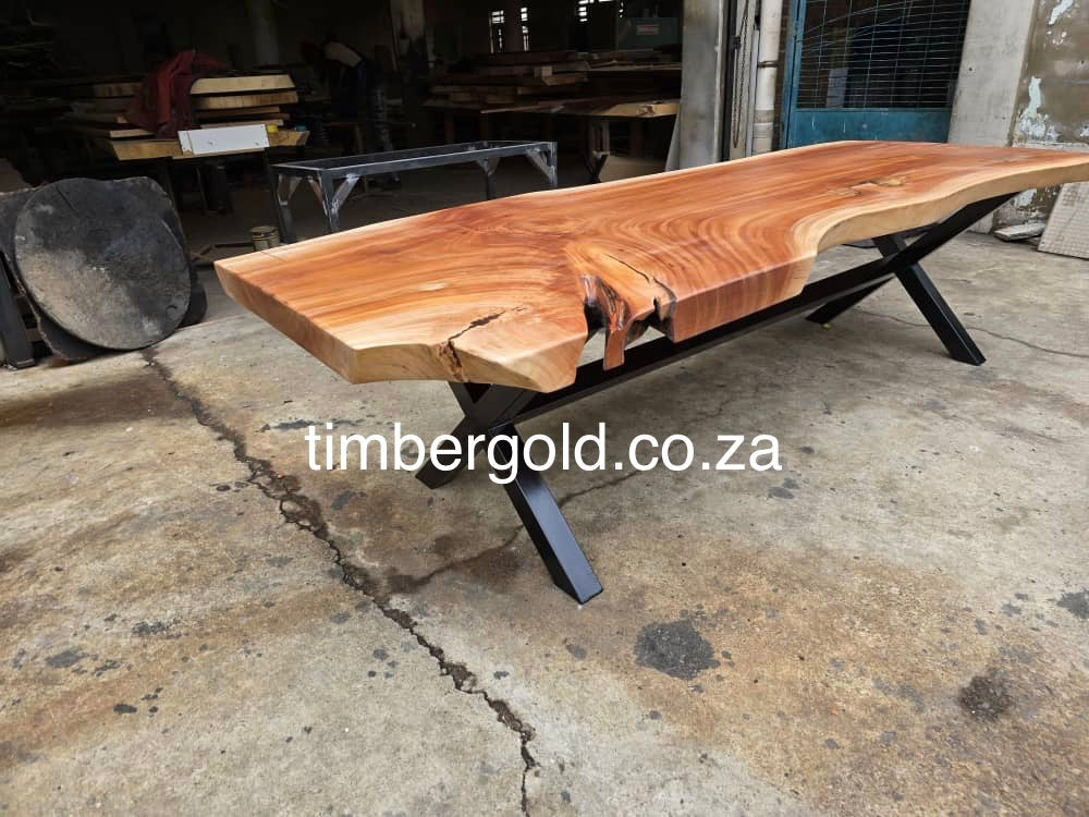 Live edge Mahogany one piece slab