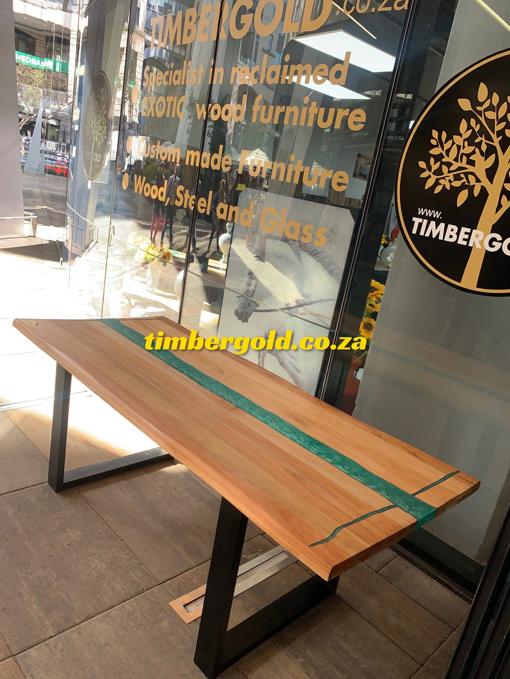 Plantation Hardwood and epoxy resin