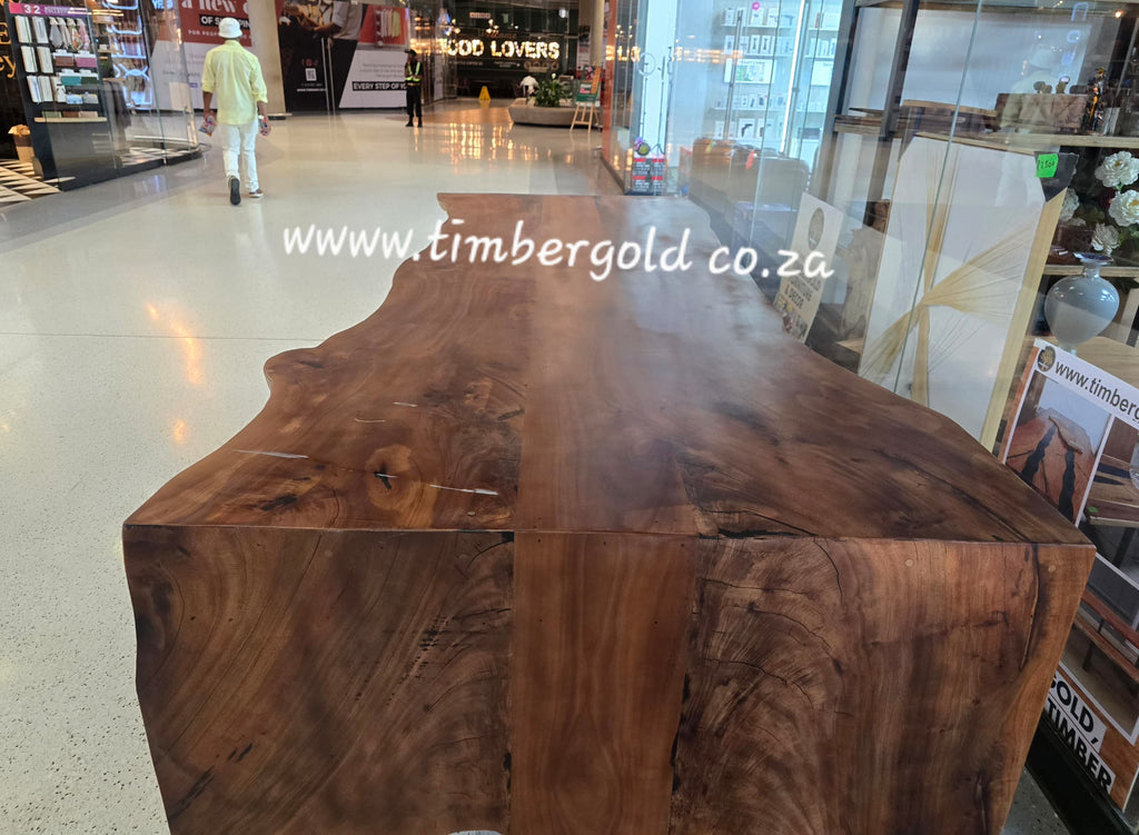 Waterfall Table - Solid Mahoghany or any wood of your choice (In stock)