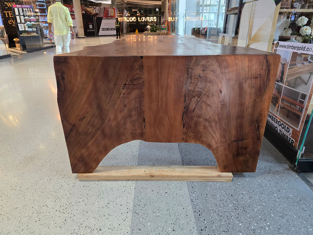 Waterfall Table - Solid Mahoghany or any wood of your choice (In stock)