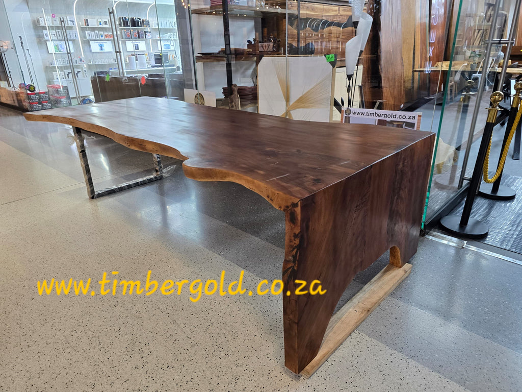 Waterfall Table - Solid Mahoghany or any wood of your choice (In stock)