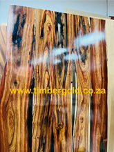 Load image into Gallery viewer, Olive Rosewood w/ Black Translucent Epoxy
