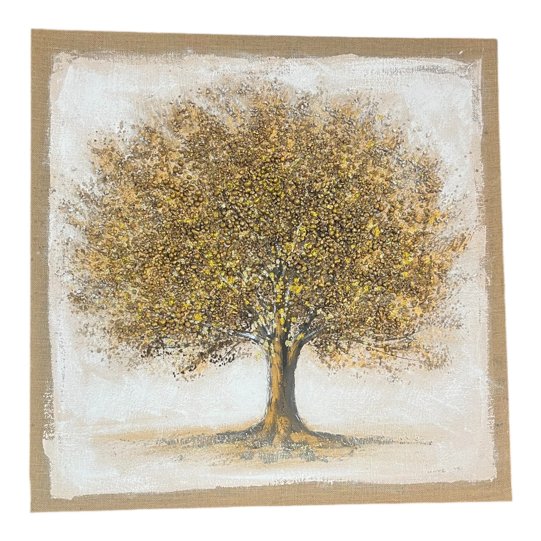 Golden tree 3D painting