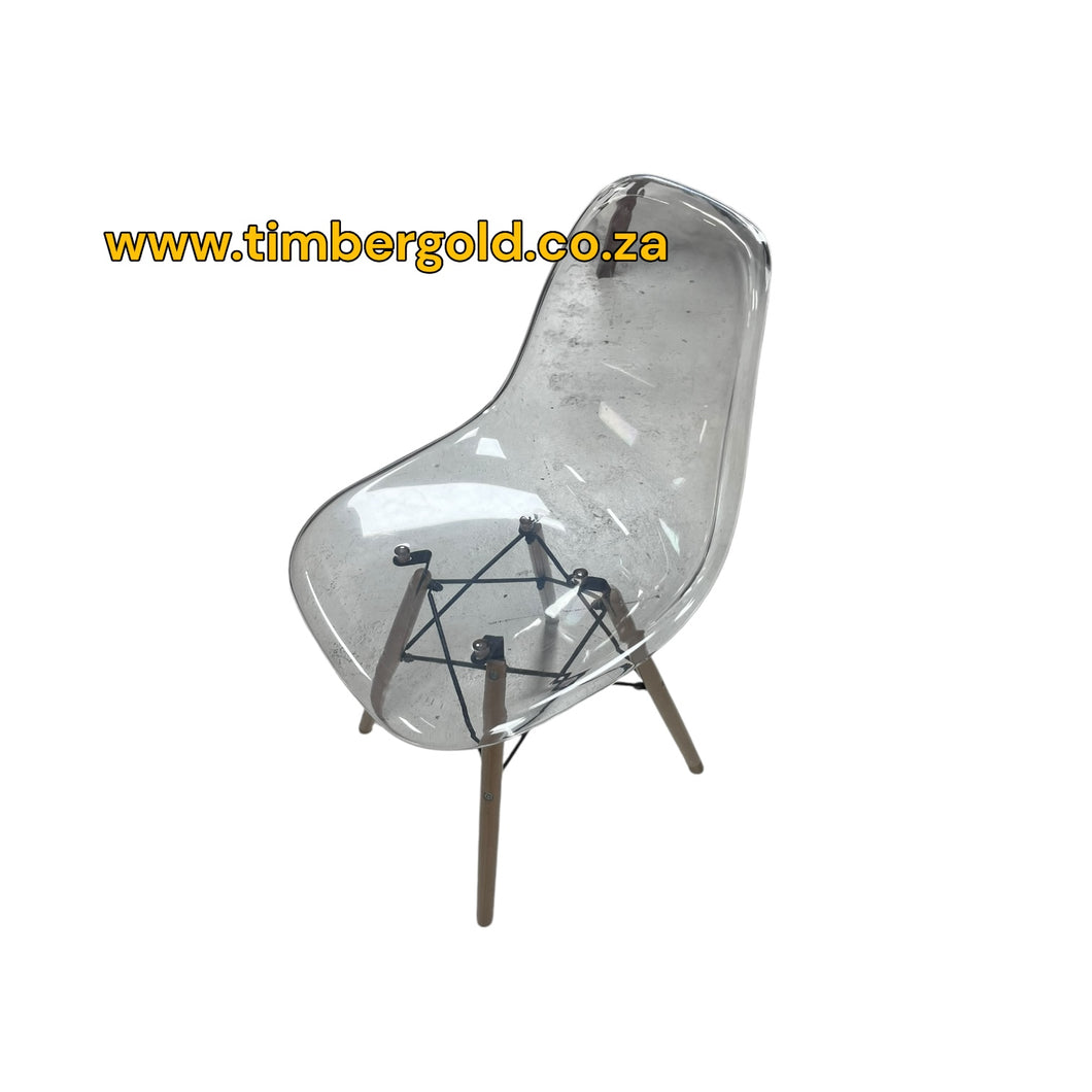 Clear dining Chair