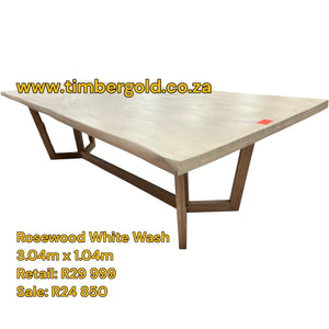 Rosewood White Washed Table