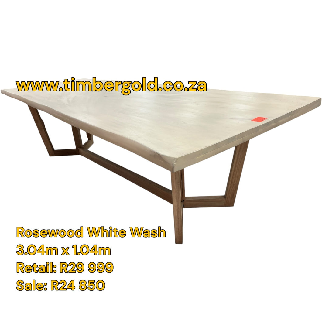 Rosewood White Washed Table