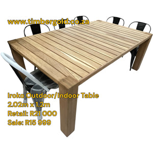 Iroko Outdoor/Indoor Table