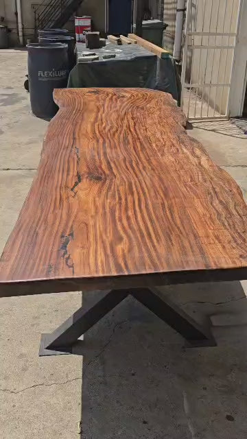 Live edge Table.
African Claro Walnut