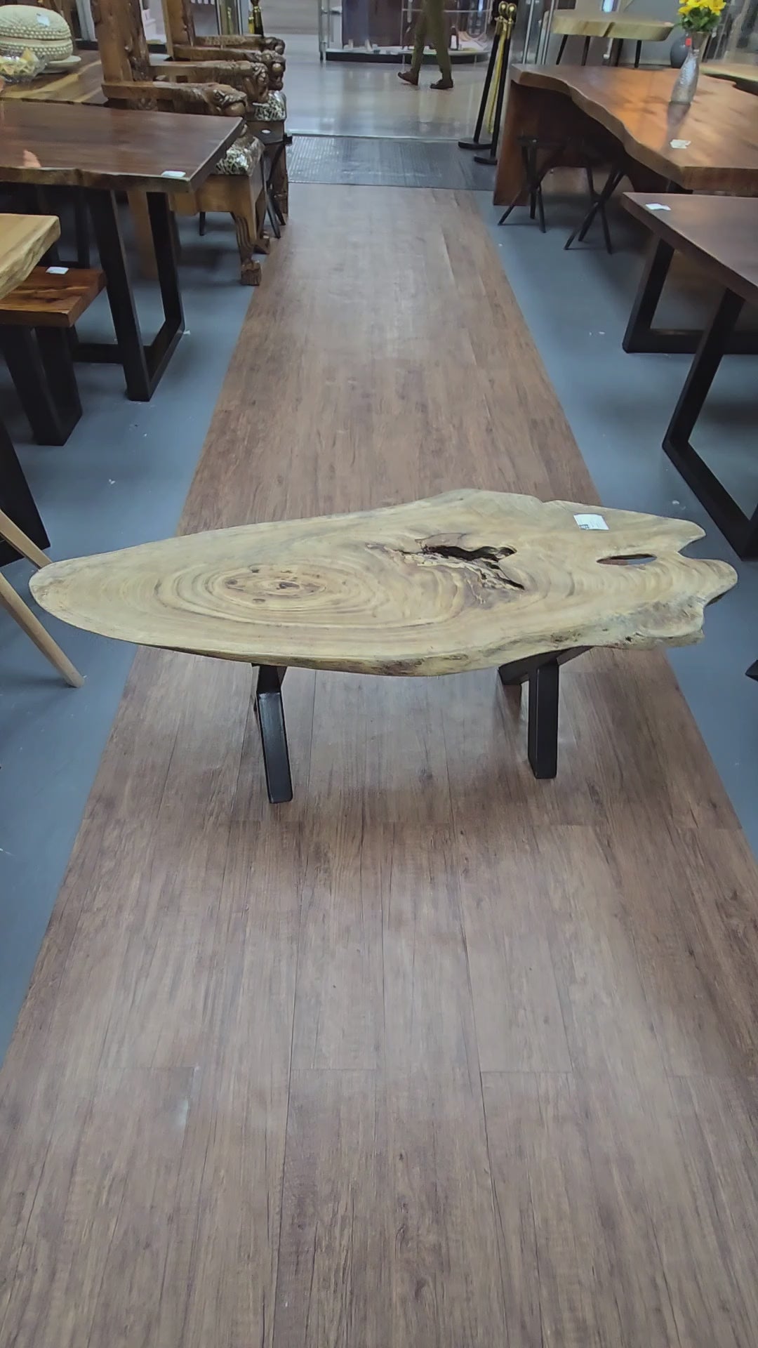 African wild Oak coffee table.