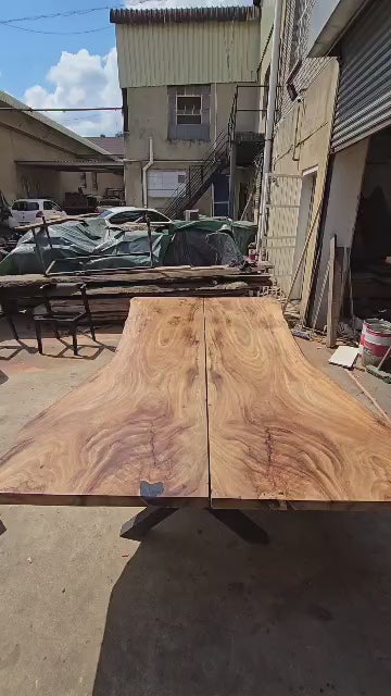 Live edge African Wild Oak.