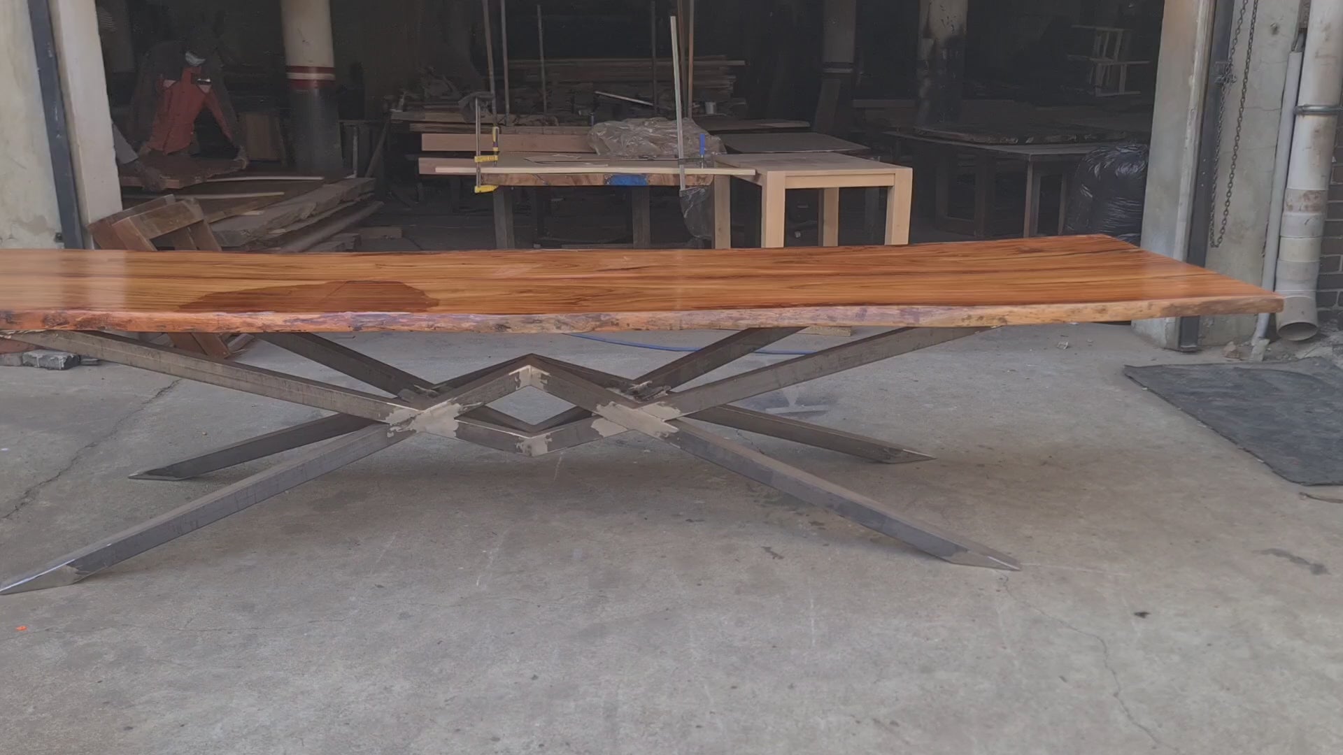 Golden Walnut Table