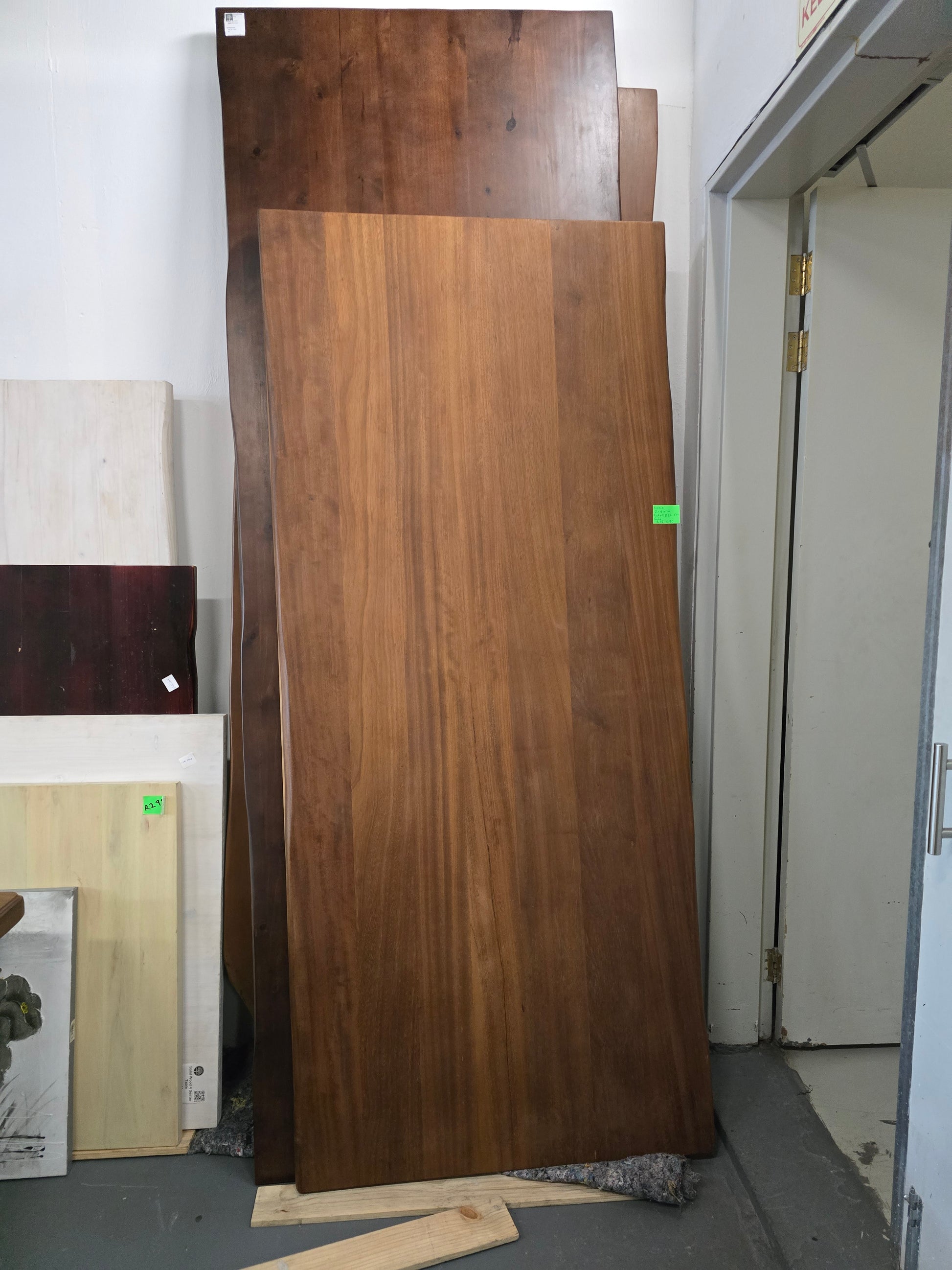 Semi Live edge IROKO Table.