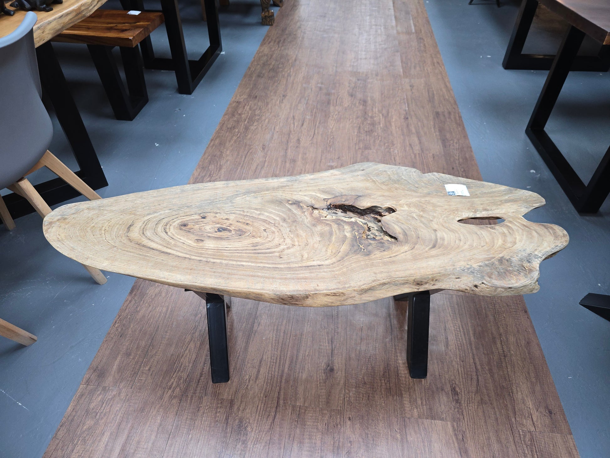 African wild Oak coffee table.