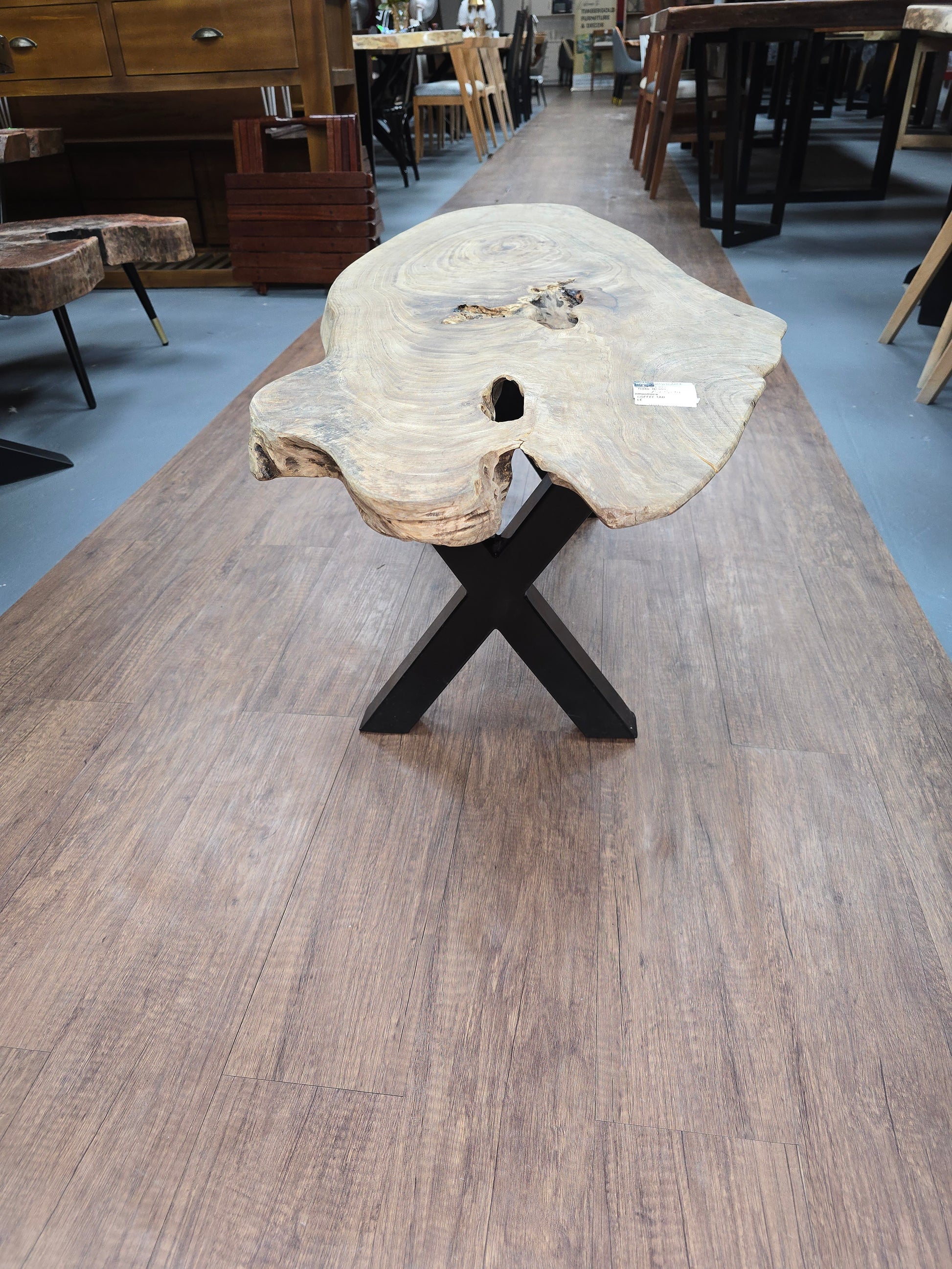 African wild Oak coffee table.