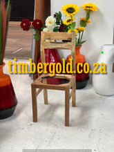 Load image into Gallery viewer, Exotic wooden chair.
