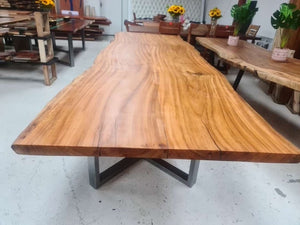 Golden Walnut Dining Table